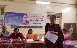 एस. पी. कॉलेज मधला नीलिमा सरंजामे/आपटे स्मृति-पुरस्कार कार्यक्रम
