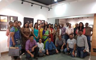 अन्वर हुसेन याचं चित्र प्रदर्शन आणि मुलाखत!!!