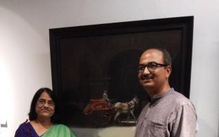 अन्वर हुसेन याचं चित्र प्रदर्शन आणि मुलाखत!!!
